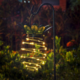 Pineapple Home Garden Decorative Lights Solar Lantern With Handle