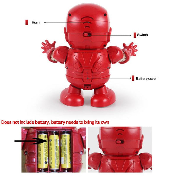 RC Robot Dance Hero Iron Man Toy