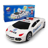 Electric Police Car Toy Kids Toys with Lights and Sounds
