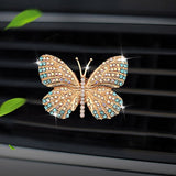 Diamond Butterfly Car Air Freshener Auto Outlet Perfume Clip Ornament