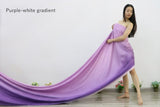Gradient Color Yoga Hammock Swing Aerial Silk Fabric Extend Yoga Set (5m x 2.8m)