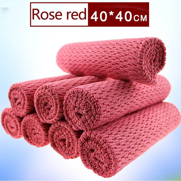 1 PC Microfibre Cleaning Cloth Kitchen Towel Wipes