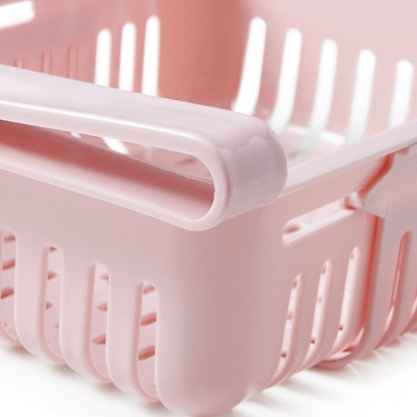Refrigerator Plastic Storage Rack With Layer Partition