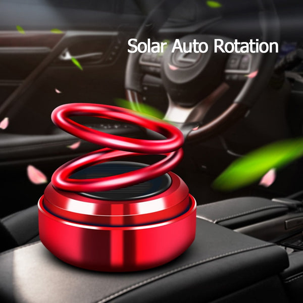 Car Air Freshener Magnetic 360 Rotating Suspension Oil Diffuser Aroma Diffuser