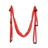 Full Set 6 Handles Anti-gravity Aerial Silks Yoga Hammock Flying Swing Gym Hanging Belt