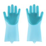 Multifunctional Silicone Dishwashing Gloves Kitchen Cleaning Gloves