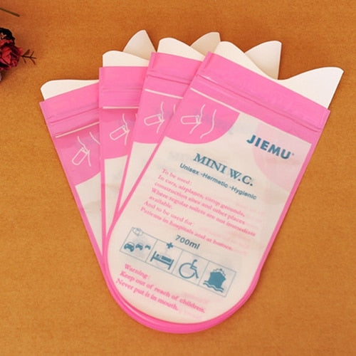 Female Unisex Kids Outdoor Disposable Urinal Bag Portable Emergency Pee Bag