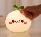 USB LED Night Light Lamp Soft Silicon Touch Sensor Cartoon Kids Cute Night Light