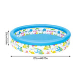 Rectangular Round  Inflatable Pool Thicken PVC Paddling Swimming Pool Bathing Tub