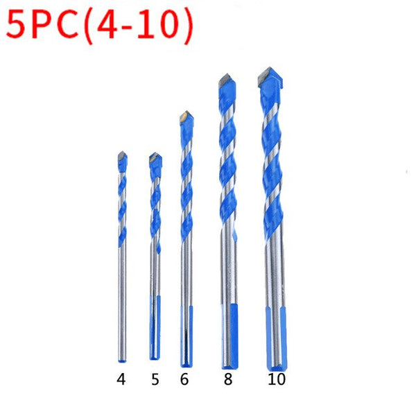 Multifunctional Cemented Carbide Drill Bit Tip Dram Drill 3-12mm Blue
