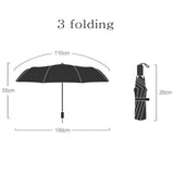 Gold Leaf Pattern Mini Capsule Umbrella Anti-UV Pocket Umbrella