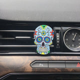 Skull Auto Air Conditioner Outlet Decoration Skull Perfume Clip Car Air Freshener