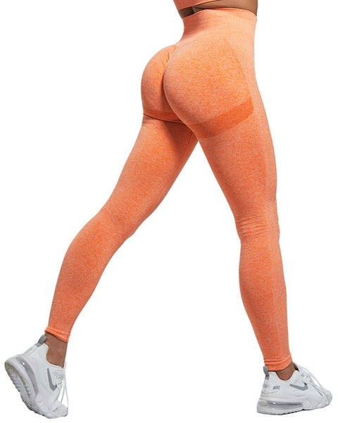 Bubble Butt Push Up Fitness Seamless Women Leggings