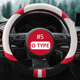 Universal 15 Inch D/O Type Flannelette Car Steering Wheel Cover-F68