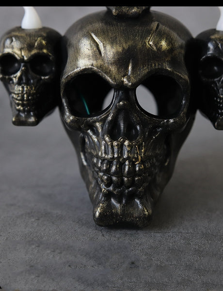 Horror Skull Head Halloween Latern With Smoke