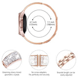 Luxury Watch Strap for Samsung Galaxy Watch 3 41mm/ Galaxy Watch 4/ 4 Classic Band Bling Women Girl Dressy Replacement Strap