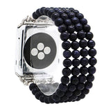 Green Jewelry Beads Watchband for Apple Watch Band iWatch 7 SE Series 6 5 4 3 2 1 Watch Strap Women Bracelet