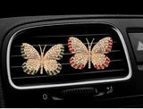 Diamond Butterfly Car Air Freshener Auto Outlet Perfume Clip Ornament