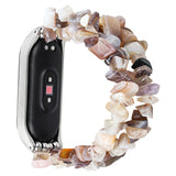 Creative Natural Stone Luxury Handmade Beads Strap for Xiaomi Mi Band 6 5 4 Bracelet Wristband Woman Miband 3 Watchband