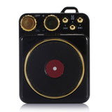 Portable Retro Bluetooth Speaker Automic Record Player Stereo Speaker Support TF Card For iPhone Xiaomi Mao king