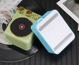 Portable Retro Bluetooth Speaker Automic Record Player Stereo Speaker Support TF Card For iPhone Xiaomi Mao king