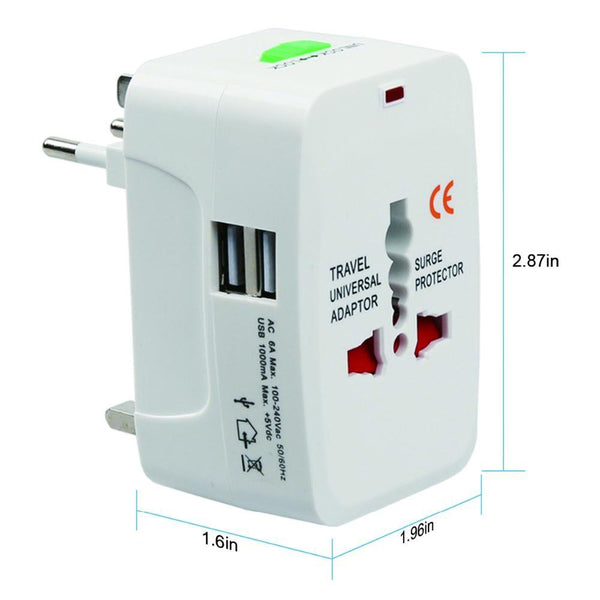 Universal Electric Plug Power Socket International Travel Adapter Converter EU UK US AU