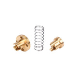 T8 Anti Backlash Spring Loaded Nut Elimination Gap Nut for 8mm Acme Threaded Rod Lead Screws DIY CNC 3D Printer Parts