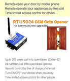 GSM Gate Opener Relay Switch Remote Access Control Wireless Sliding gate Opener RTU5024 By Free Call App support
