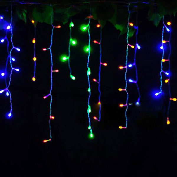 Christmas Lights Outdoor Decoration 4M droop 0.3-0.5m Led Curtain Icicle String Lights