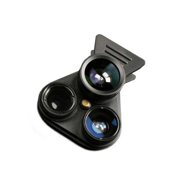 2.5X Telephot 180 Degree Fisheye 0.62X Wide Angle 15X Macro CPL Camera Lenses Kit