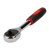 1/4" Ratchet Wrench High Torque A Type Wrench for Socket 24 Teeth Cr-v Quick Release Single-end wrench Hand Repairing Tool