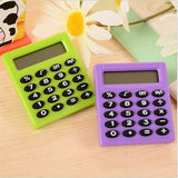 Mini Electronic Calculator Candy 5 Colors For Student Calculating Office Supplies