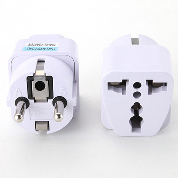 Universal AC Power Socket Plug Travel Charger Adapter Converter UK US AU to EU
