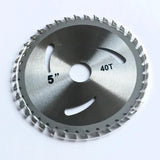 1PC  125*22/20*30T/40T TCT saw blade carbide tipped wood cutting disc for DIY&decoration general wood cutting