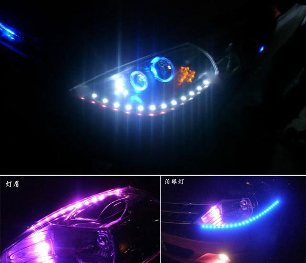 12V Waterproof LED Styling LED DRL Light Strip For Daytime Running Light Motorcycle Decoration