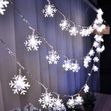 Christmas Tree Snow Flakes Led String 10M 100Leds 220V Fairy Light