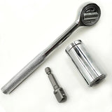 Hot Sale Adjustable Torque Wrench Ratchet Universal Socket 7-19mm Power Drill Adapter Wrench Combination Universal Key