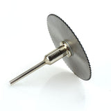 1/8" Mandrel Mini Cutting Disc HSS Rotary Tool Woodworking Circular Saw Blades Kit Set Fits Dremel for Wood Carving