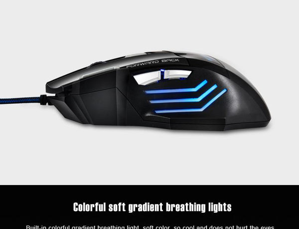 USB Gaming Mouse 7 Button 5500DPI LED Optical Wired Cable Computer Mouses Gamer Mice For PC Laptop Desktop X7 Game Mouse