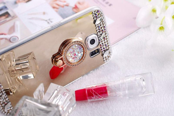 Diamond Mirror Soft TPU Silicone Case for Funda Samsung Galaxy A3 A5 A7 A520 A720