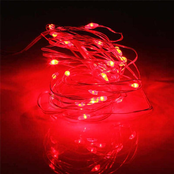 Christmas Wedding Garland LED String Lights Powered By CR2032 Battery 2M 20LED