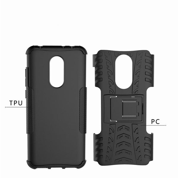 Hard Cover Armor Case for Xiaomi Redmi 5 Plus 5.99"Slim PC + Soft Rubber Phone Case For Xiaomi Redmi 5 Plus