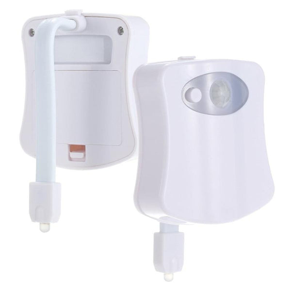 Smart Bathroom Toilet Nightlight LED Body Motion Activated On/Off Seat Sensor Lamp