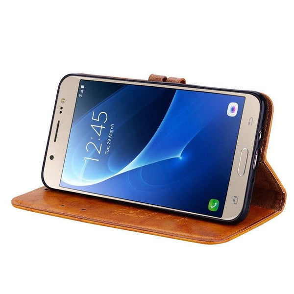 Flip Case Leather Wallet Coque Phone Case For Samsung Galaxy J5