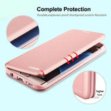 Luxury 360 Full Protect Case Phone Leather Wallet  Protective Flip Cover Cases For Samsung Galaxy