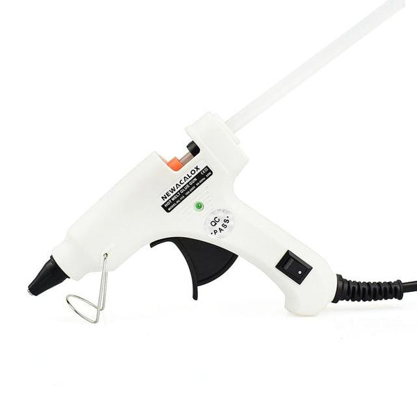 DIY Thermo Electric Silicone Adhesive Gun Heat Mini Hot Melt Glue Gun Heat Gun Temperature Tool 20pc 7mm 20W