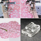 1 PC Household Sewing Machine Parts Presser Foot Invisible Zipper Foot Plastic for singer brother white janome juki toyota