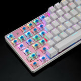 Russian English Blue Red Switch Gaming Wired Mechanical Metal Keyboard RGB with Mouse Pad CK104 for Computer