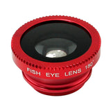 0.67x 3-in-1 Wide Angle Macro Fisheye Lens Camera Kits Mobile Phone Fish Eye Lenses with Clip