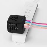 4 USB Electrical Socket Universal Travel Charger Adapter US UK EU AU